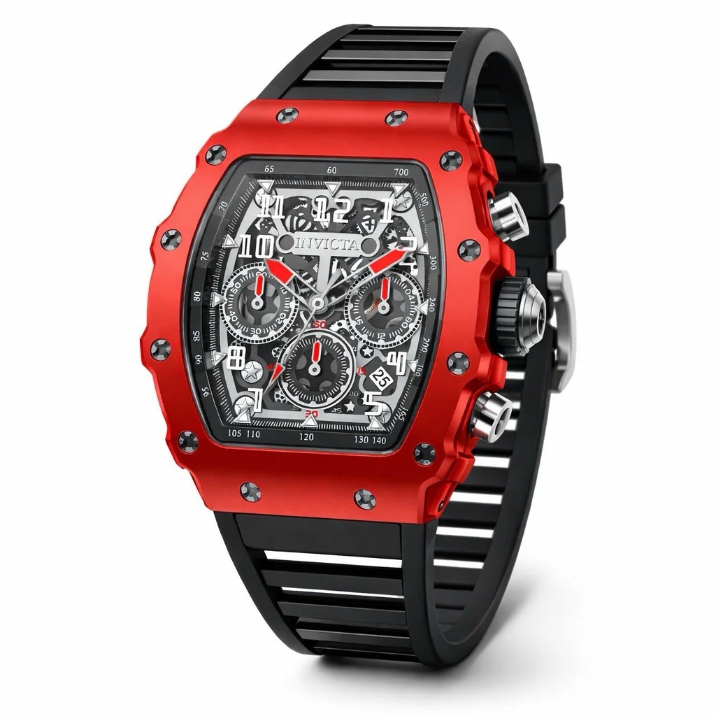 Invicta Racing The Heat – Nitro Gen Men’s Watch – 43mm, Black (69710)