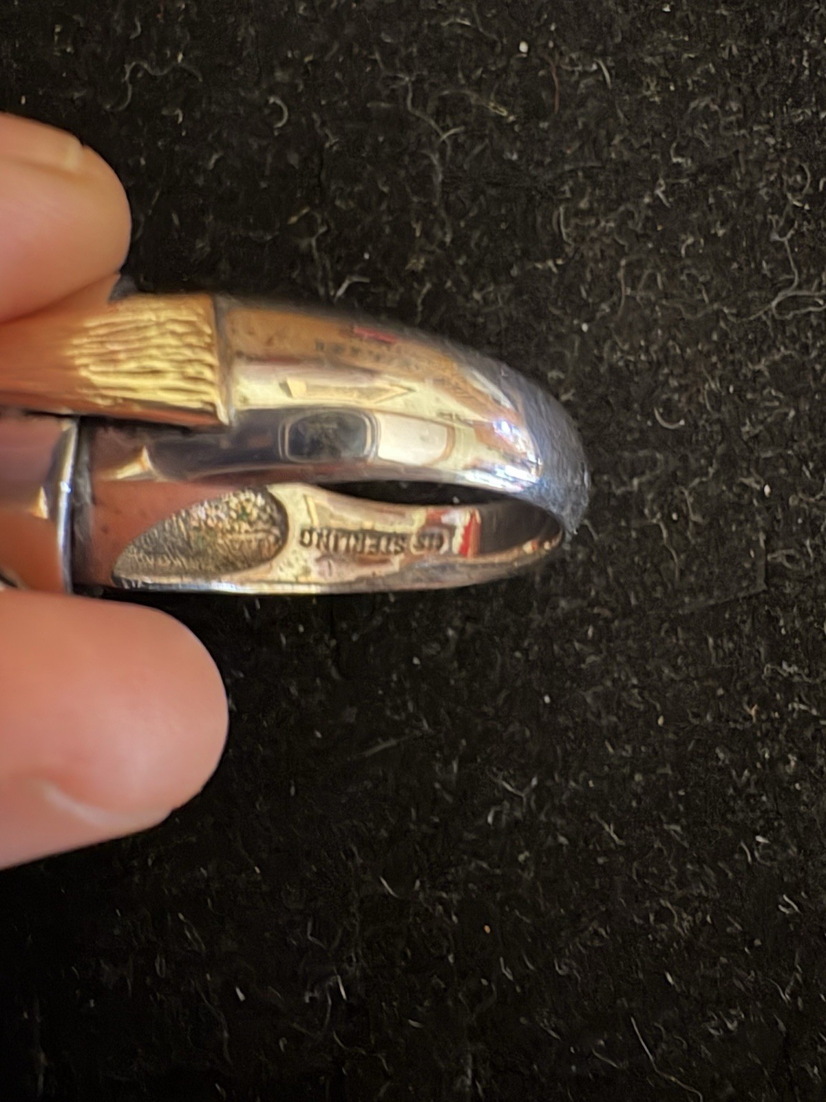 Vintage Sterling & 14K Gold Shriners India Fez Hat Size 12.0 Ring – 15.65 Grams