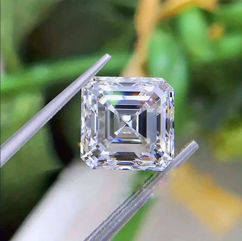 CERTIFIED 1.05 Ct Earth-Mined Natural Diamond asscher cut LOOSE VVS1/ 5.5 mm