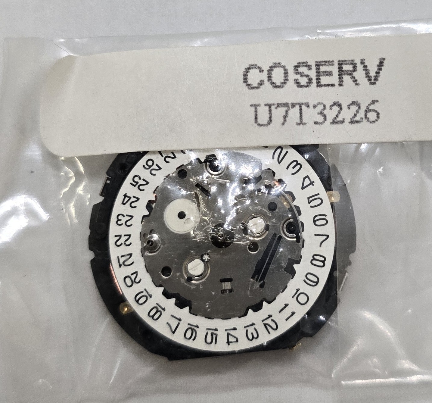 Seiko 7T32B Quartz Movement Chronograph/New For Parts