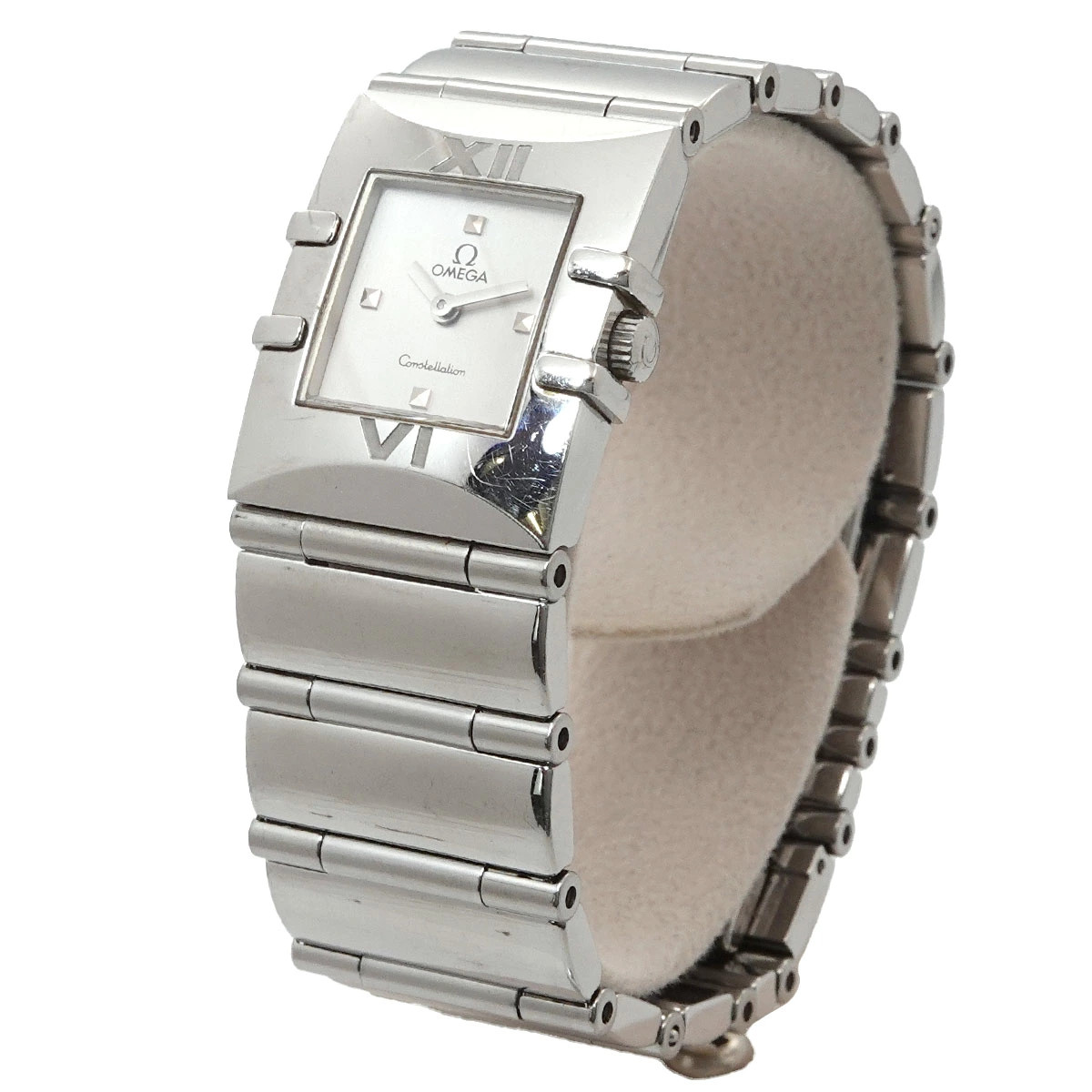 Omega Constellation Square Quadra 1521.31 Ladies Silver Quartz
