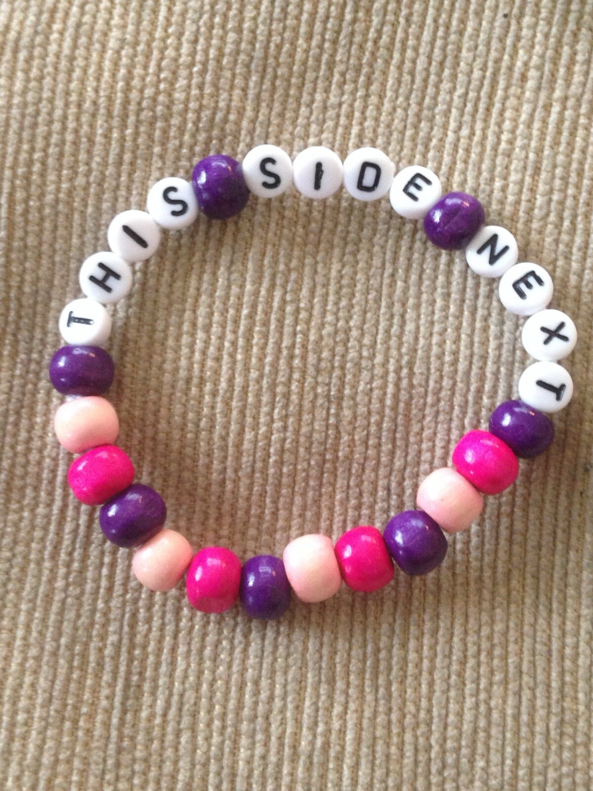 Child’s lost found security safety identity Id bracelet mobile telephone number