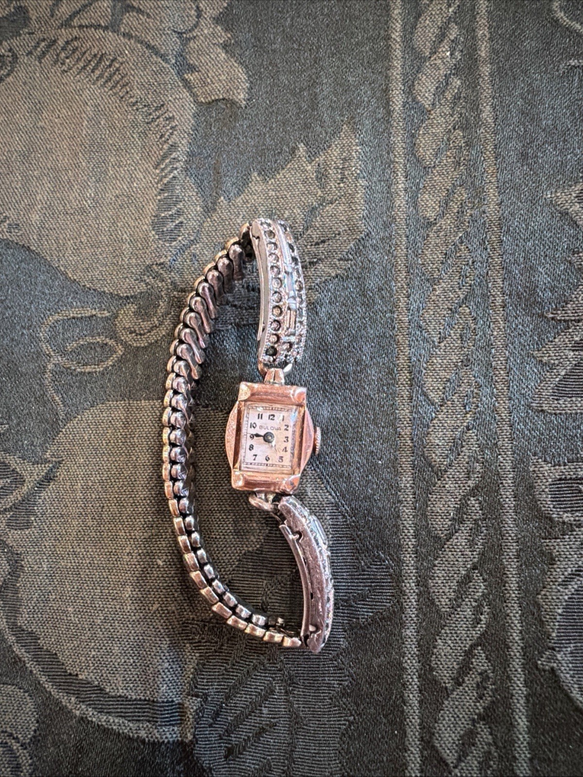 VTG 14K Rose Gold Ladies Watch Bulora Comp. See Description In The photos