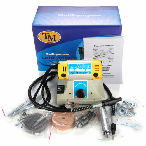 Gem Jewelry Rock Polishing Buffer Machine Bench Lathe Polisher Cutter Table Saw