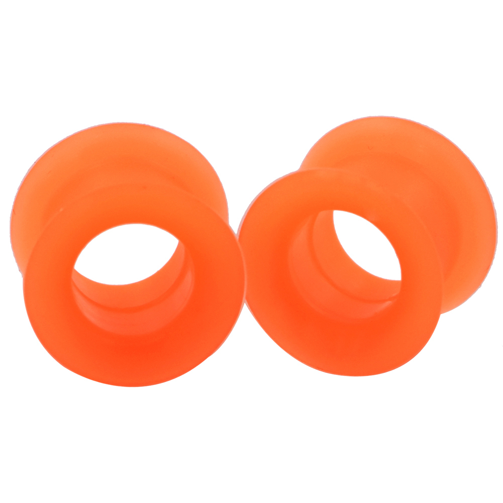 Silicone Tunnels Ear Gauges 2G-1″ Double Flared Expander Body Piercing Jewelry