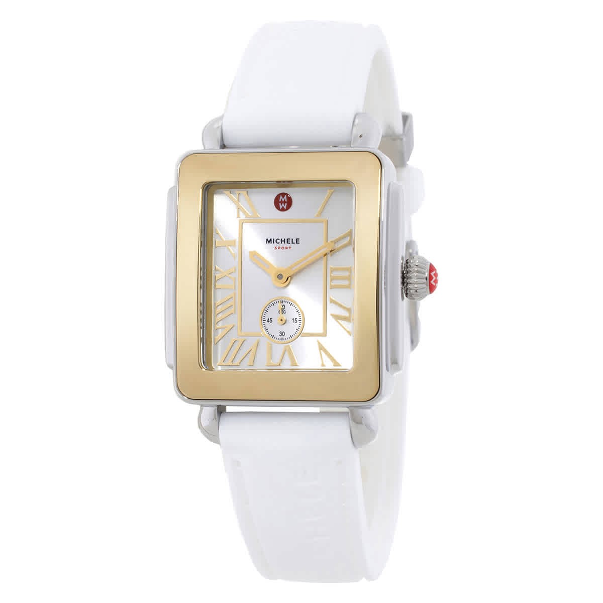 Michele Deco Sport Mid Quartz White Dial Ladies Watch MWW06H000007