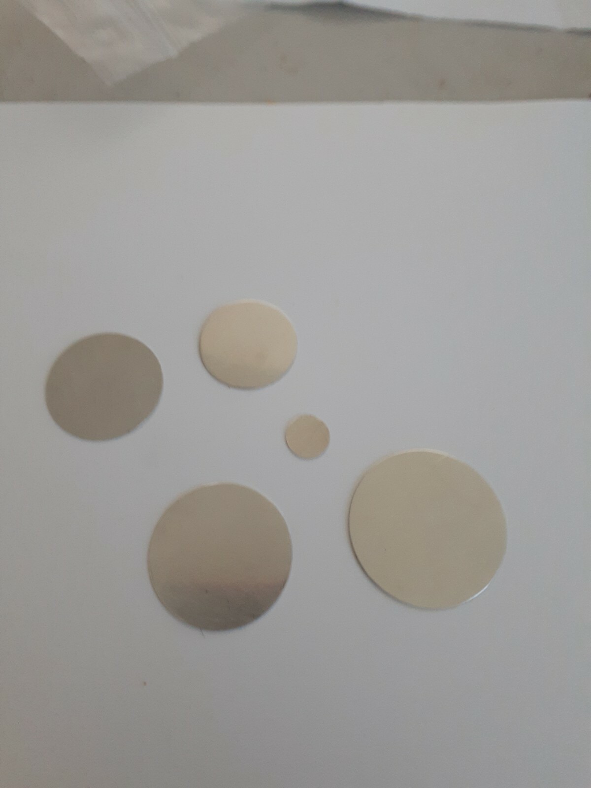 Fine solid silver 999 disc these discs are pure silver 18 20 22 24 gauge round