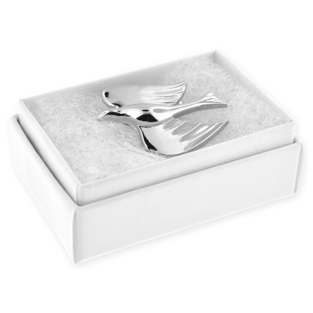 10 Pack – White Swirled Cotton Filled Small Jewelry Gift Box