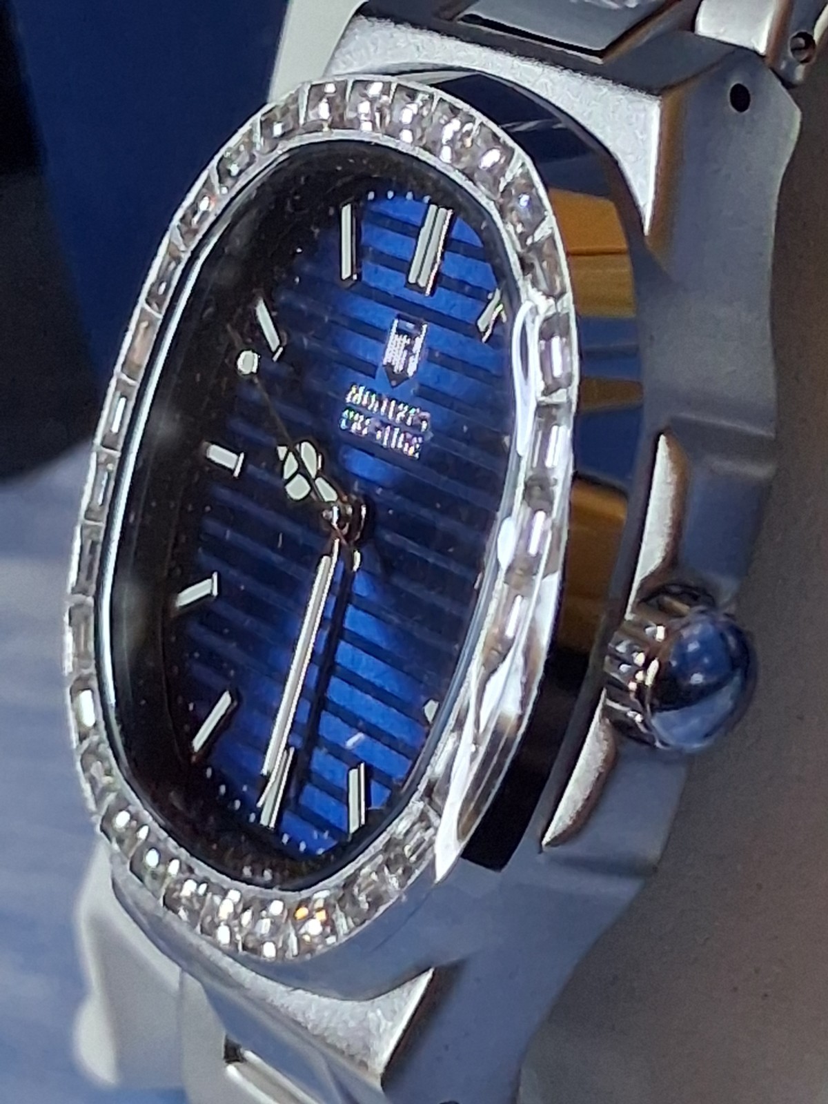 Montres Prestige × Invicta MPW-0326 Crystal Horizon 42mm Blue Textured Dial SS