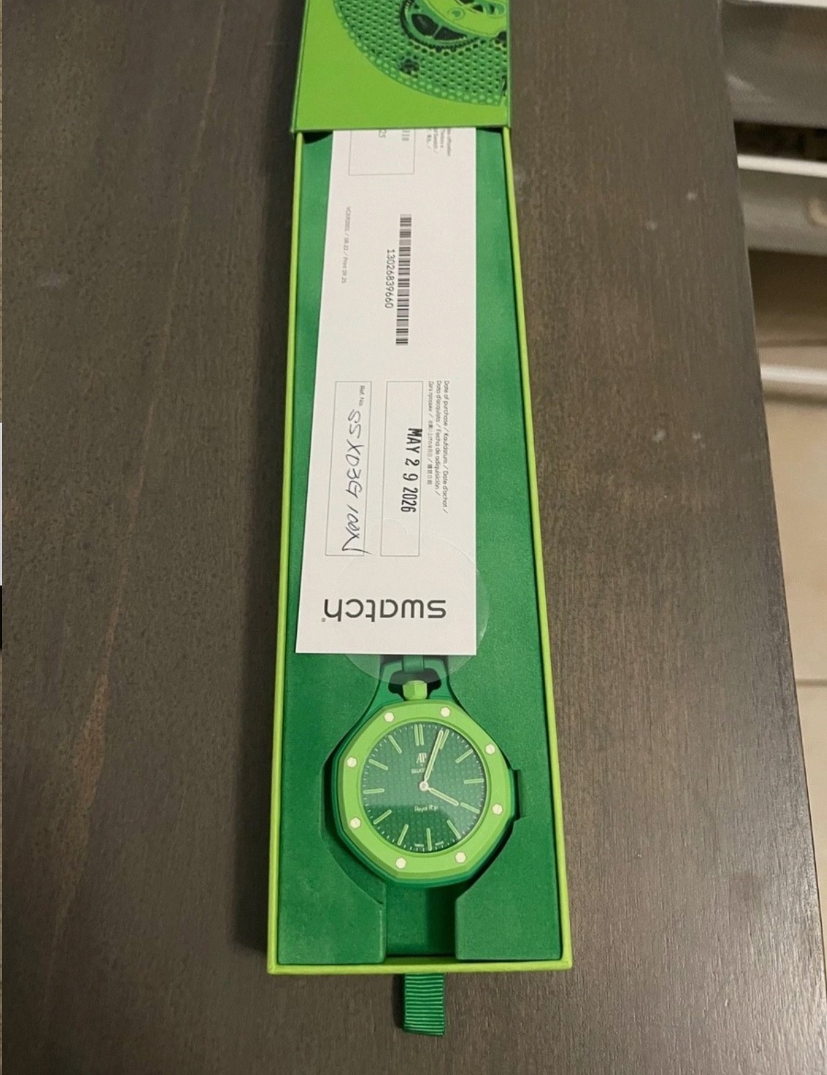 Swatch x Audemars Piguet Bioceramic Royal Pop Green Eight WILL SHIP SAME DAY ✅