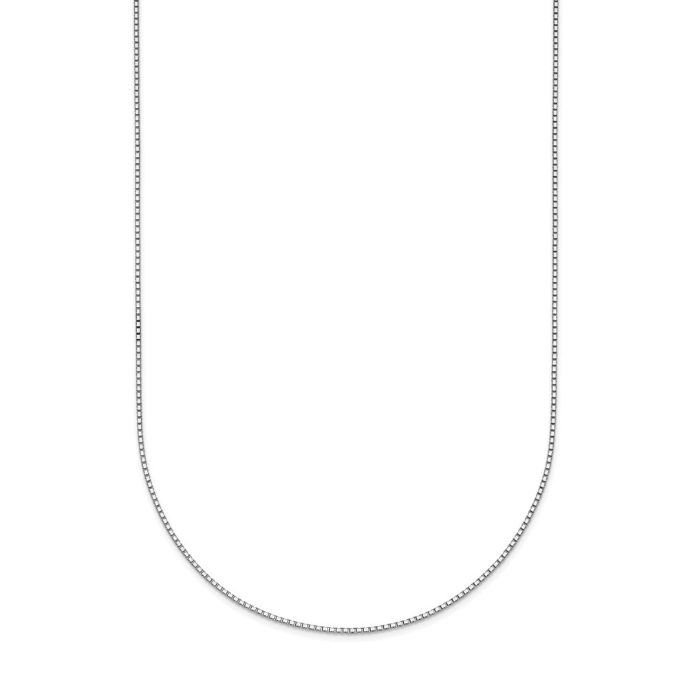 950 Platinum Polished 0.7mm Solid Box Chain Necklace 16″- 2.42gram