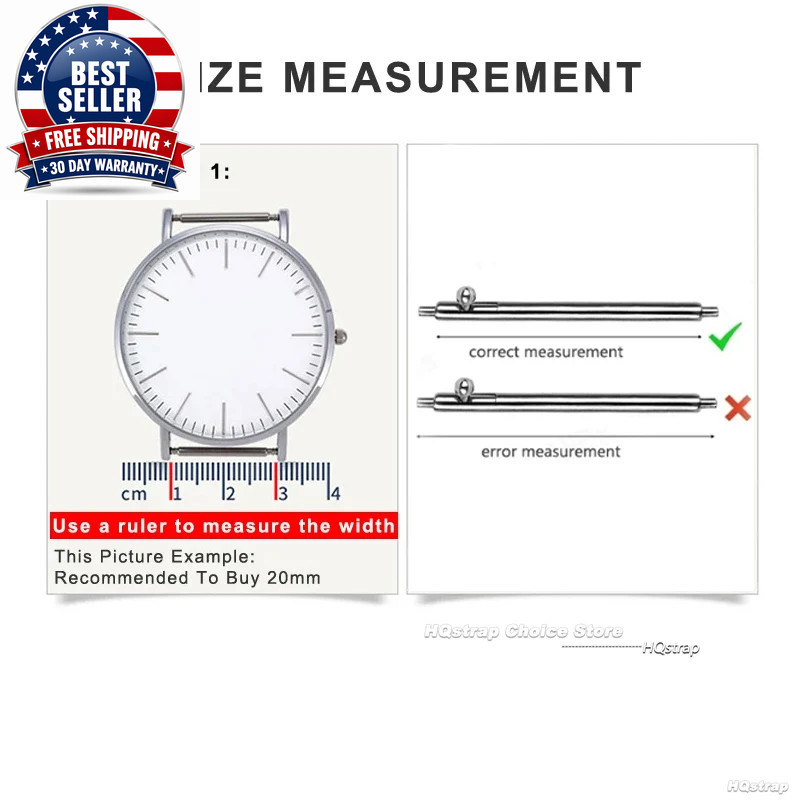 20Pcs Quick Release Pins 1.5Mm 1.8Mm Diameter Watchband Pin for Smart Watch 16 1