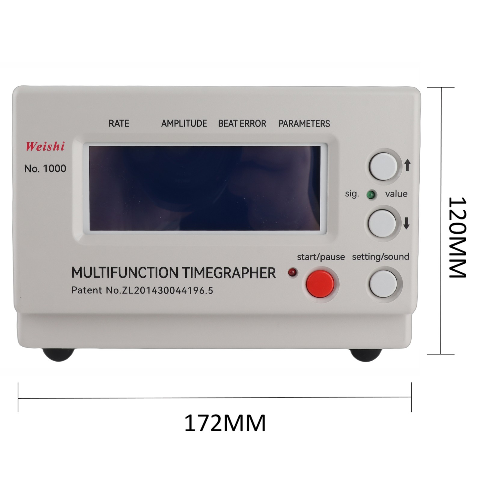 Weishi No.1000 Timegrapher Mechanical Watch Timing Machine Multifunction Tool