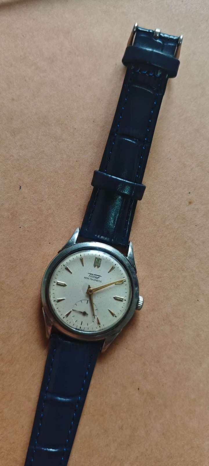 Vintage Tissot Men’s Wristwatch, Small Seconds, Good Condition, Swiss Mechanica