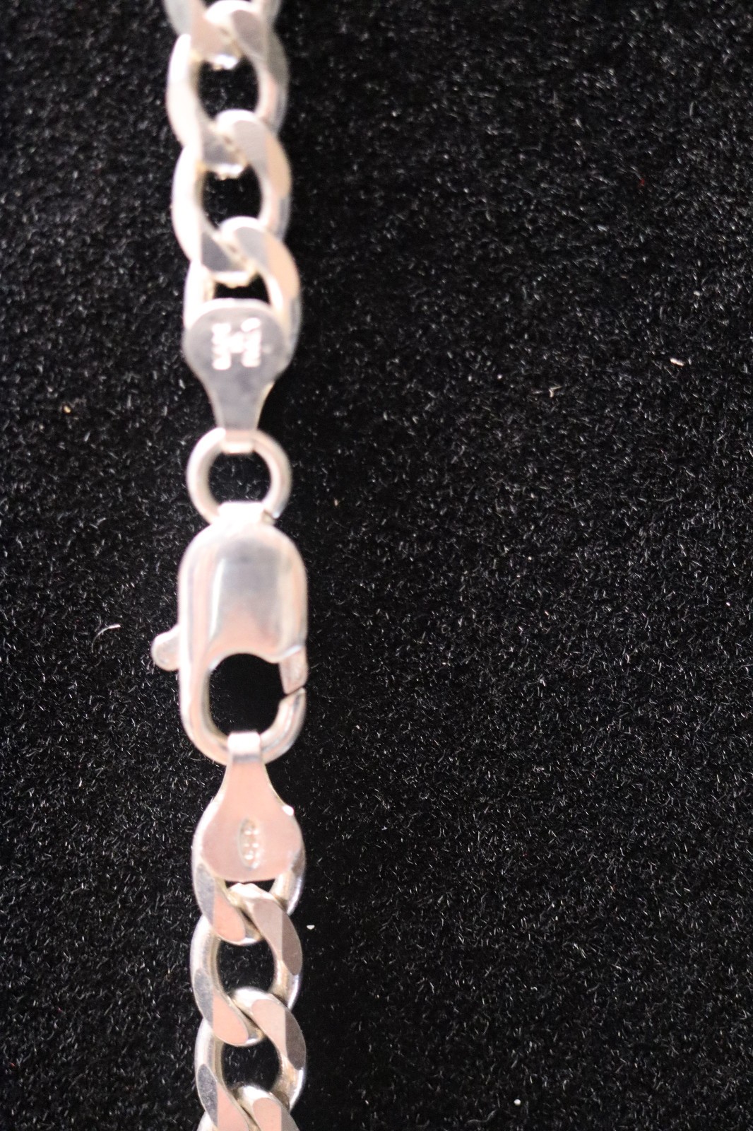 925 Solid 55.4 GR Silver 30 Inch Cuban Link Men’s or Women’s Sterling Chain 7mm