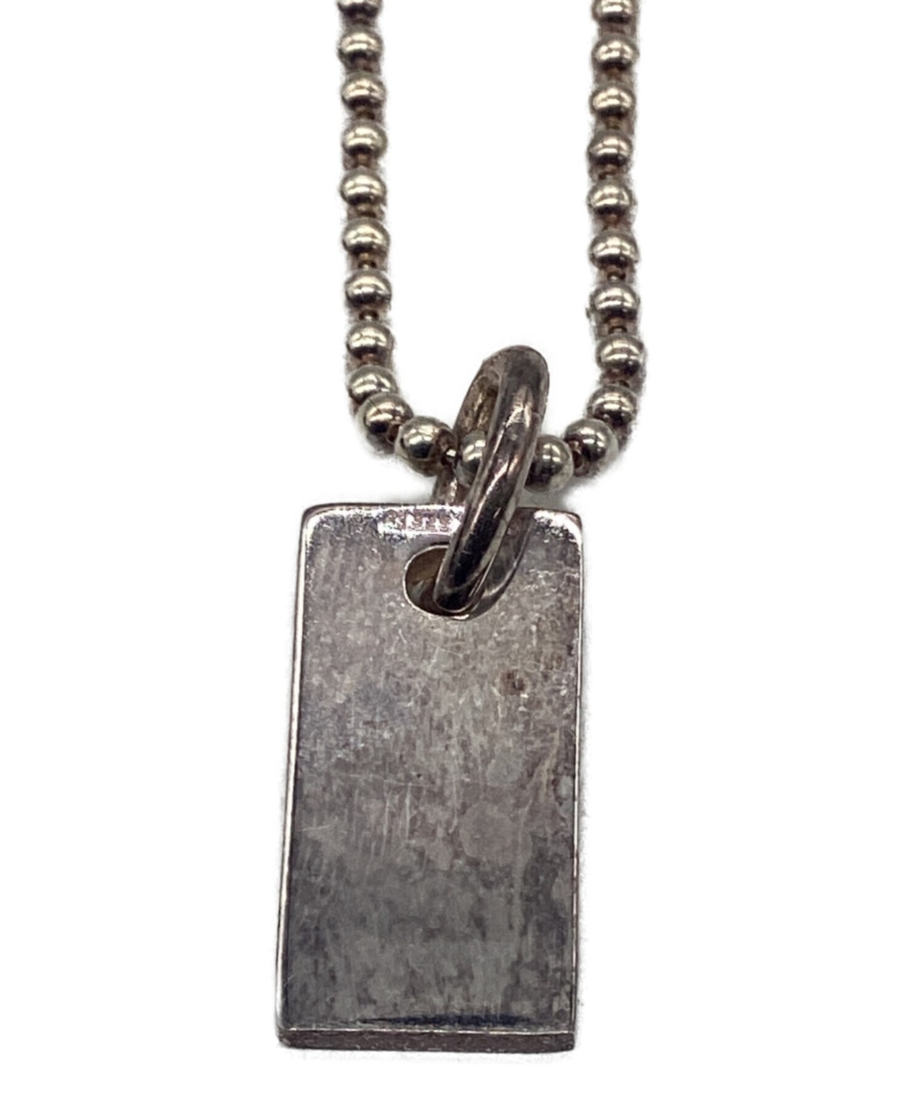 Gucci Silver 925 Ball Bead Chain Bracelet 7.09 in 18 cm Mens with Box and Pouch