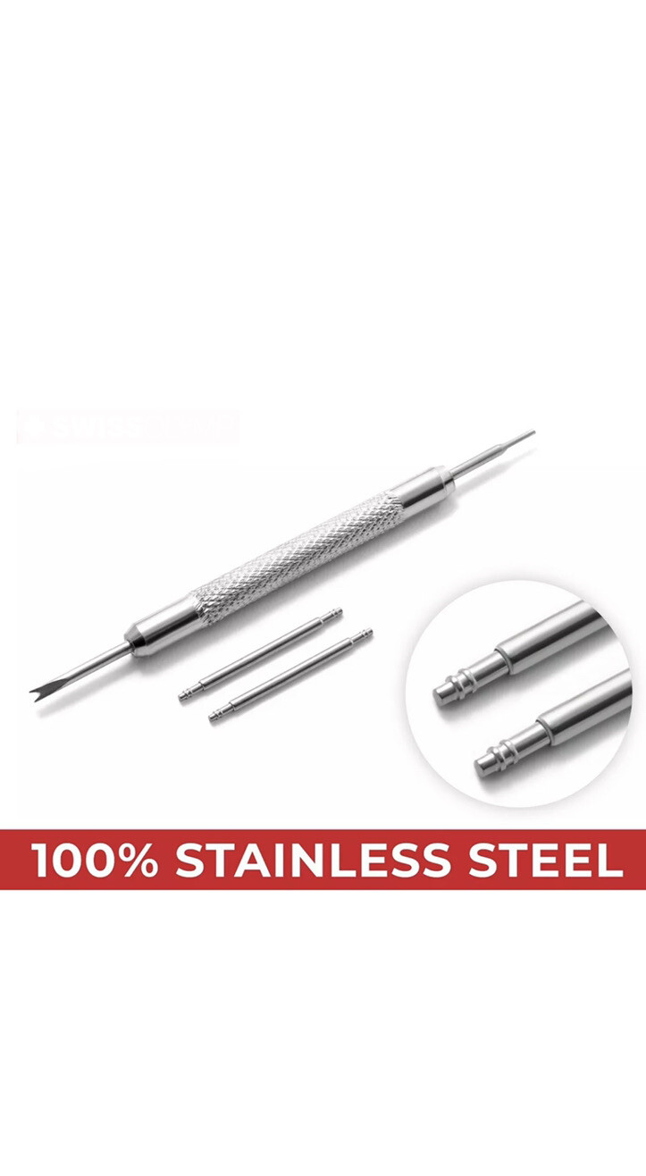 Spring Bar Tool For Fitting Watch Straps Double Ended Fork & Pin With 18mm Pins