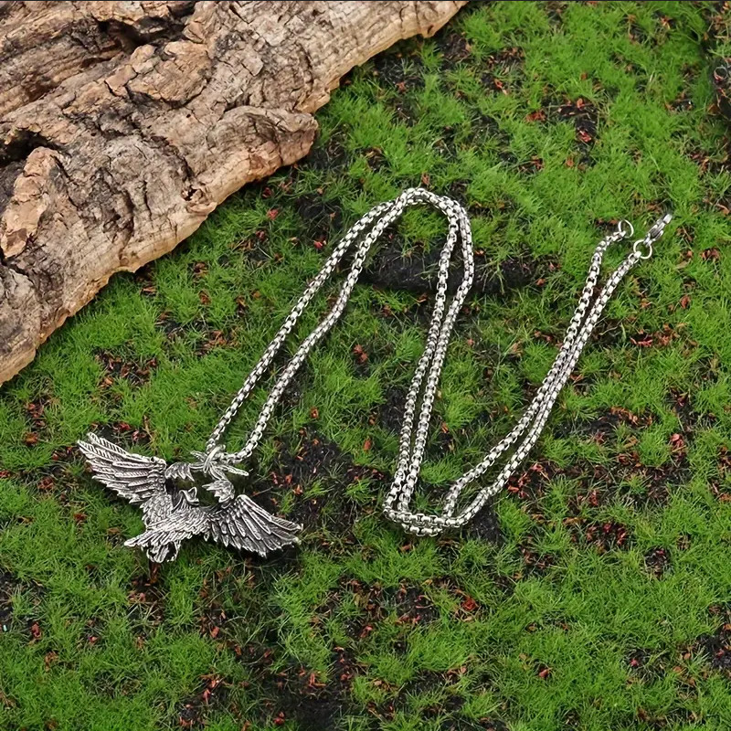 Celestial Seraphim Jewelry Vintage Silvery Winged Angel Sexy Pendant Necklace