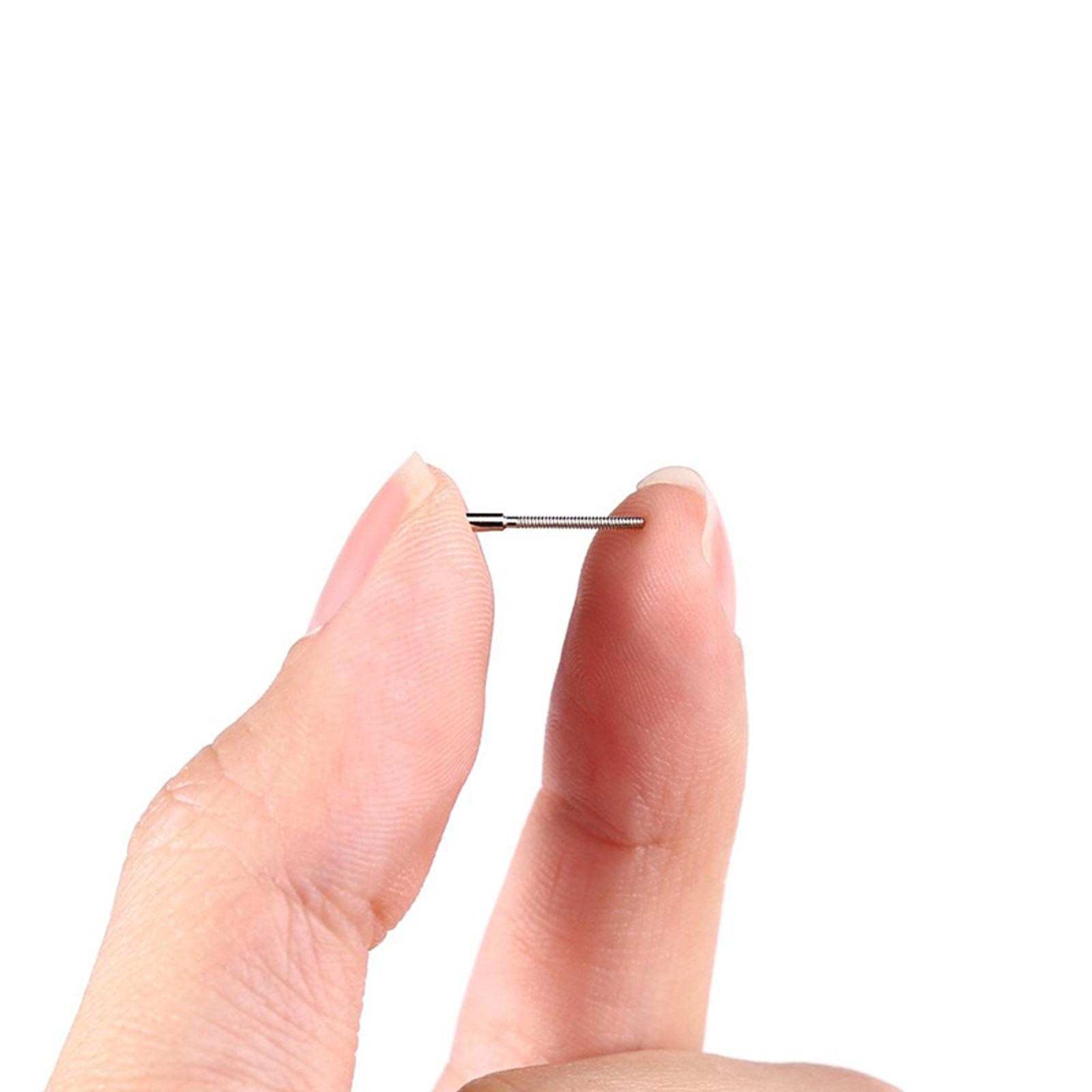100pcs 0.9mm Stainless Steel Watch Winder Winding Stem Extensions Extenders Kit