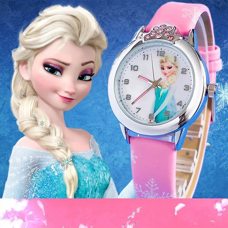 FROZEN KIDS ELSA AND ANNA CHILDREN PARTY GIFT WRIST WATCHES – 3 COLOURS