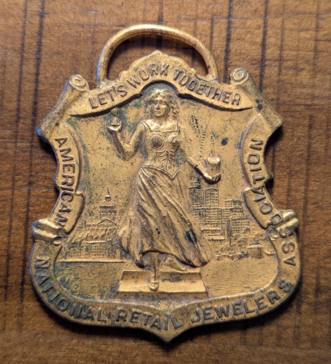 Chicago, Illinois New York City American Retail Jewelers Association Watch Fob