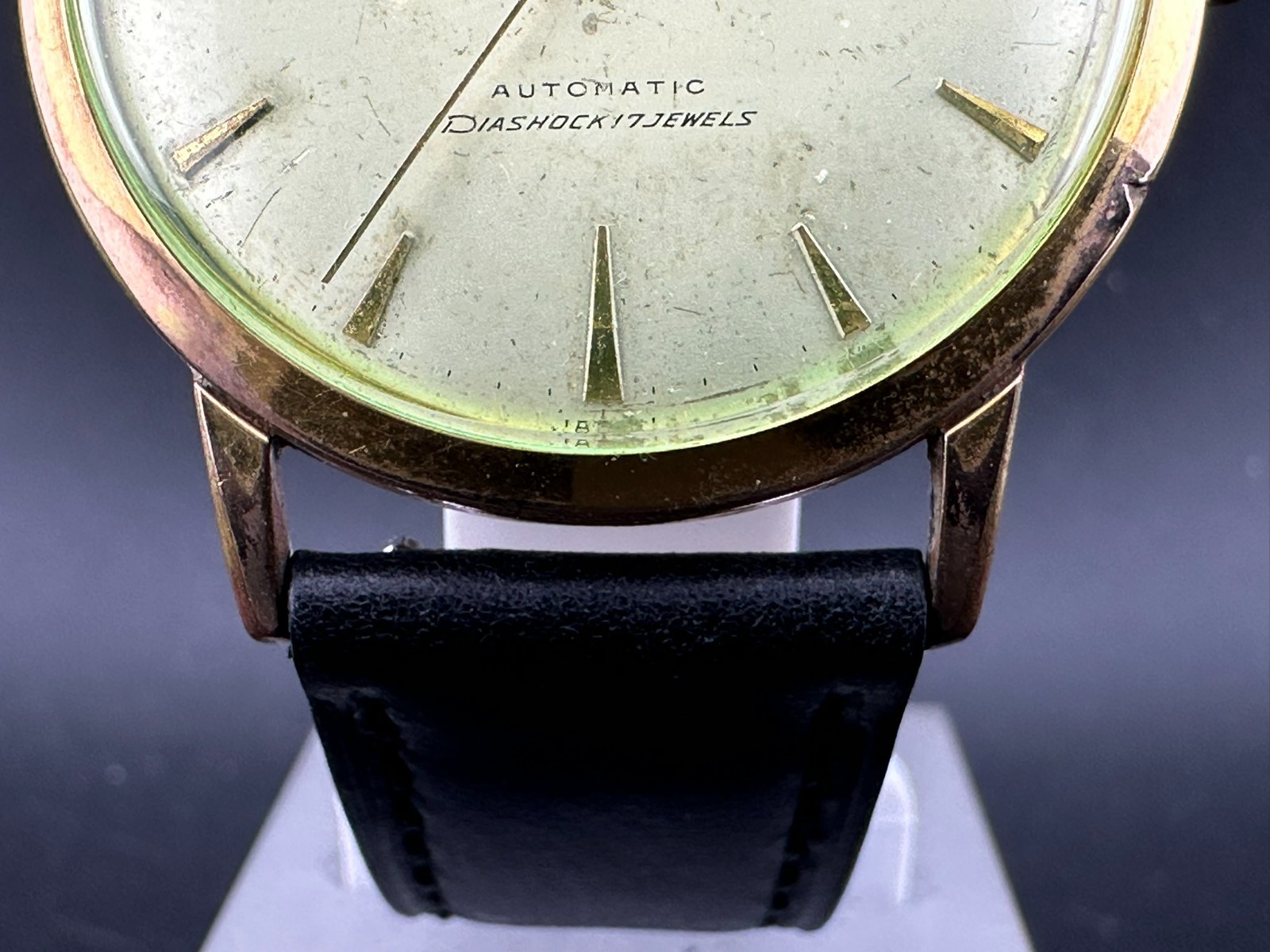 1960 Seiko Gyro Marvel Men’s Automatic Gold Plated Silver Dial 35mm Watch J14051