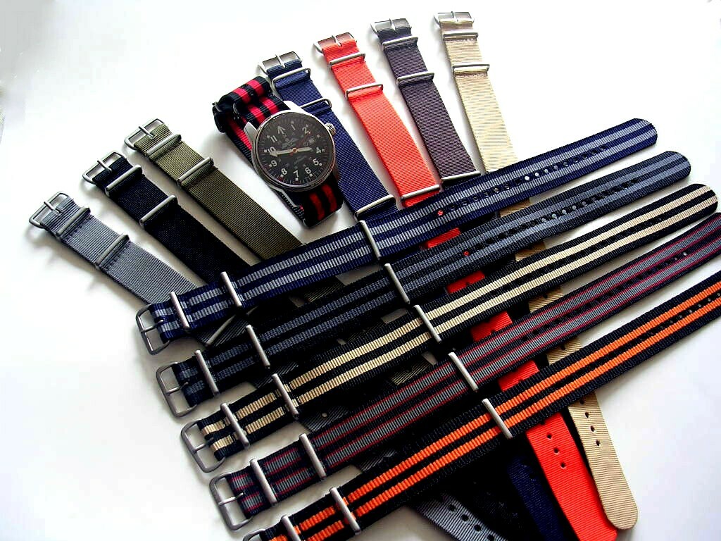 NATO G10 ® Ballistic nylon 2 3 4 5 pack watch band strap RAF Military IW SUISSE