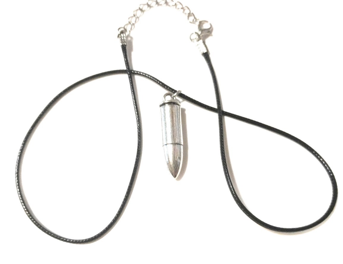 Silver Bullet Shell Full metal jacket Pendant key chain Silver color beauty USA