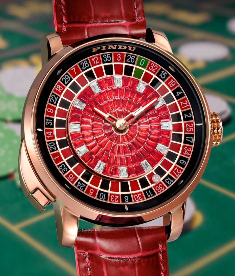 2025 PINDU Men’s automatic mechanical watches roulette button business luxury