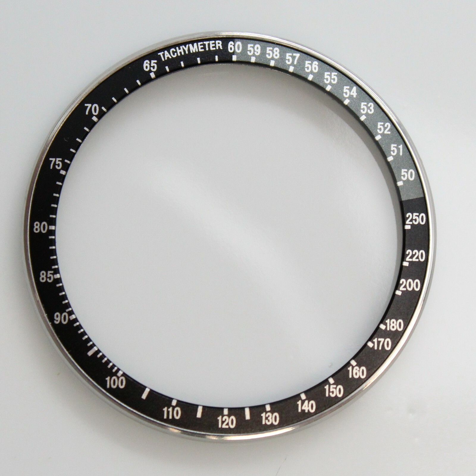 Complete Bezel w/ Insert Seiko 6139-6040 6139-6041 Black Silver Gray Tachymeter