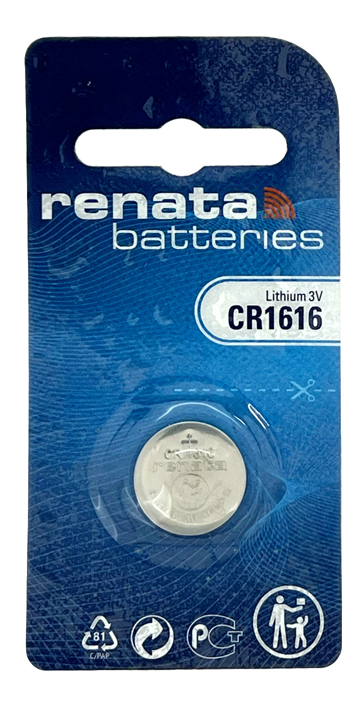 RENATA CR1616 3V Lithium Swiss Button Coin Cell Replacement Batteries