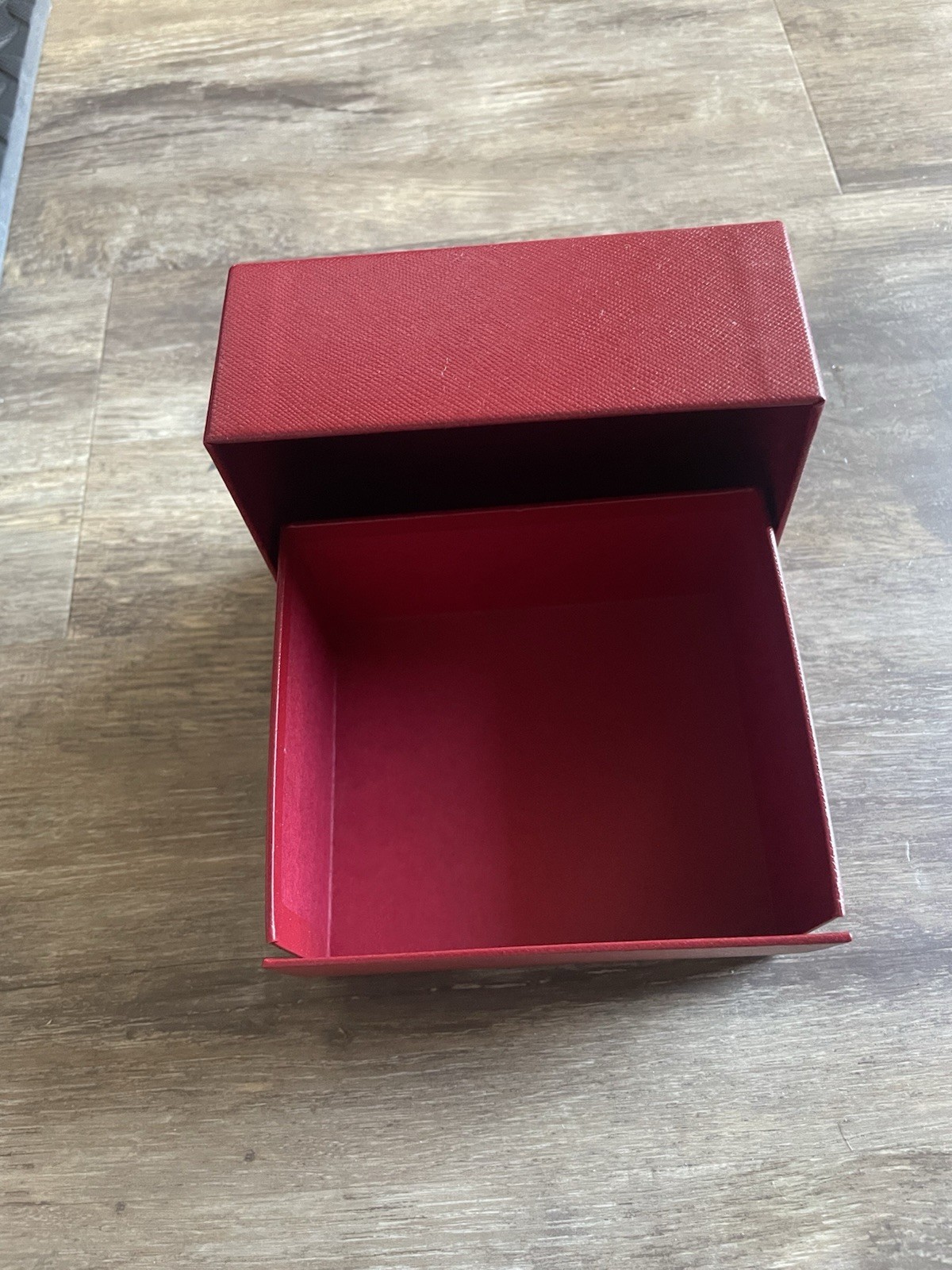 Cartier Empty Box small Red Lined Rectangle