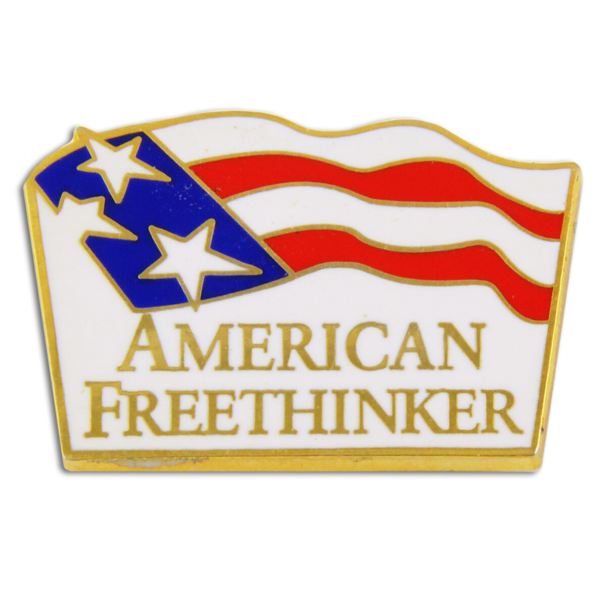 American Free Thinker Lapel Pin – [7/8” Wide]