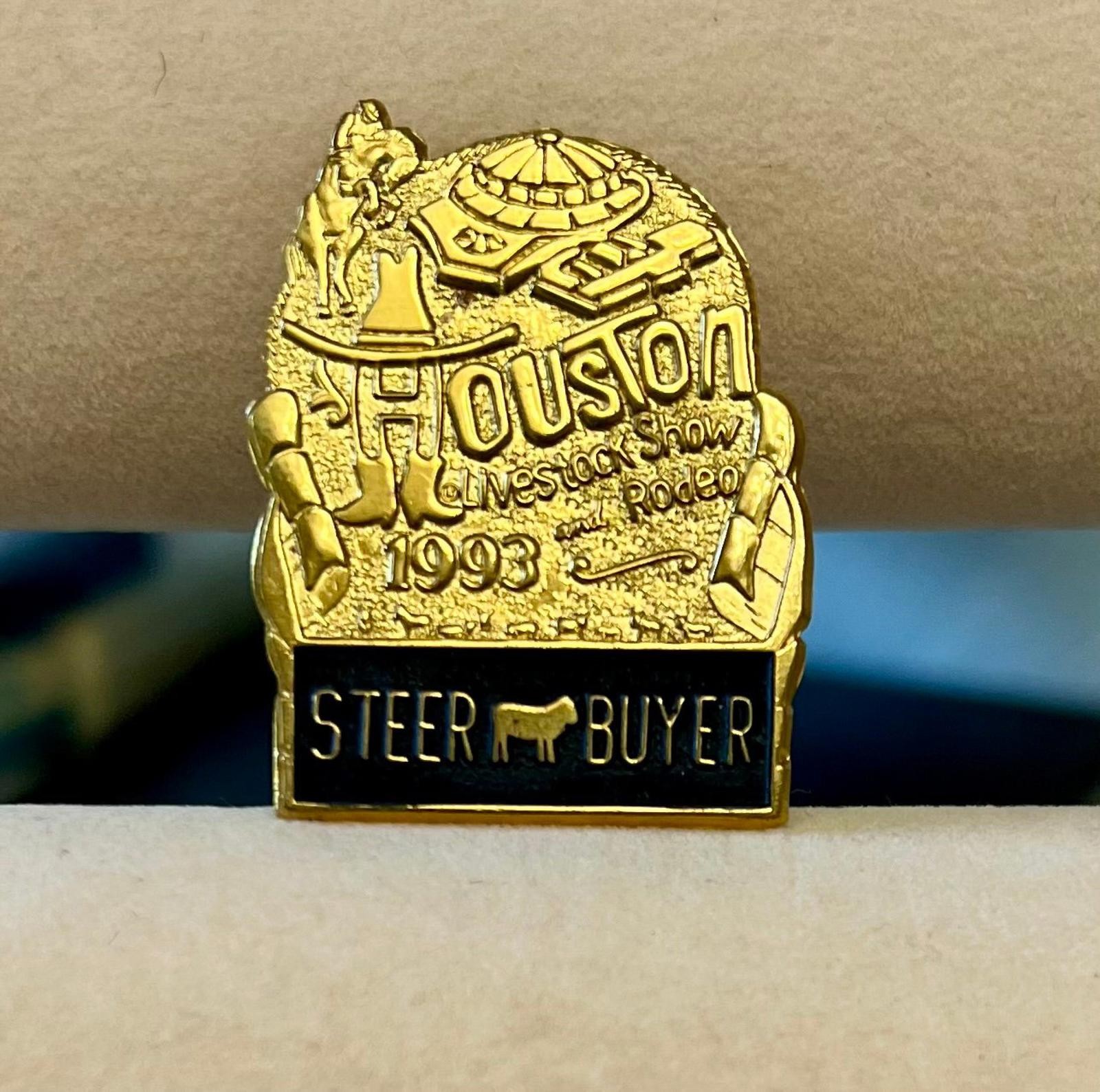 Houston Livestock Show & Rodeo STEER BUYER Pin 1993
