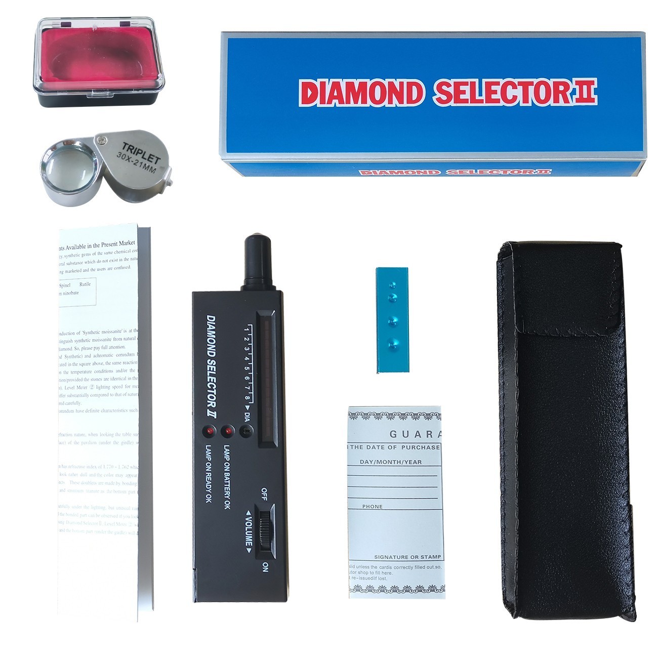 Diamond Selector II Tester & Moissanite Tester Gemstone Jewelry Tool Set