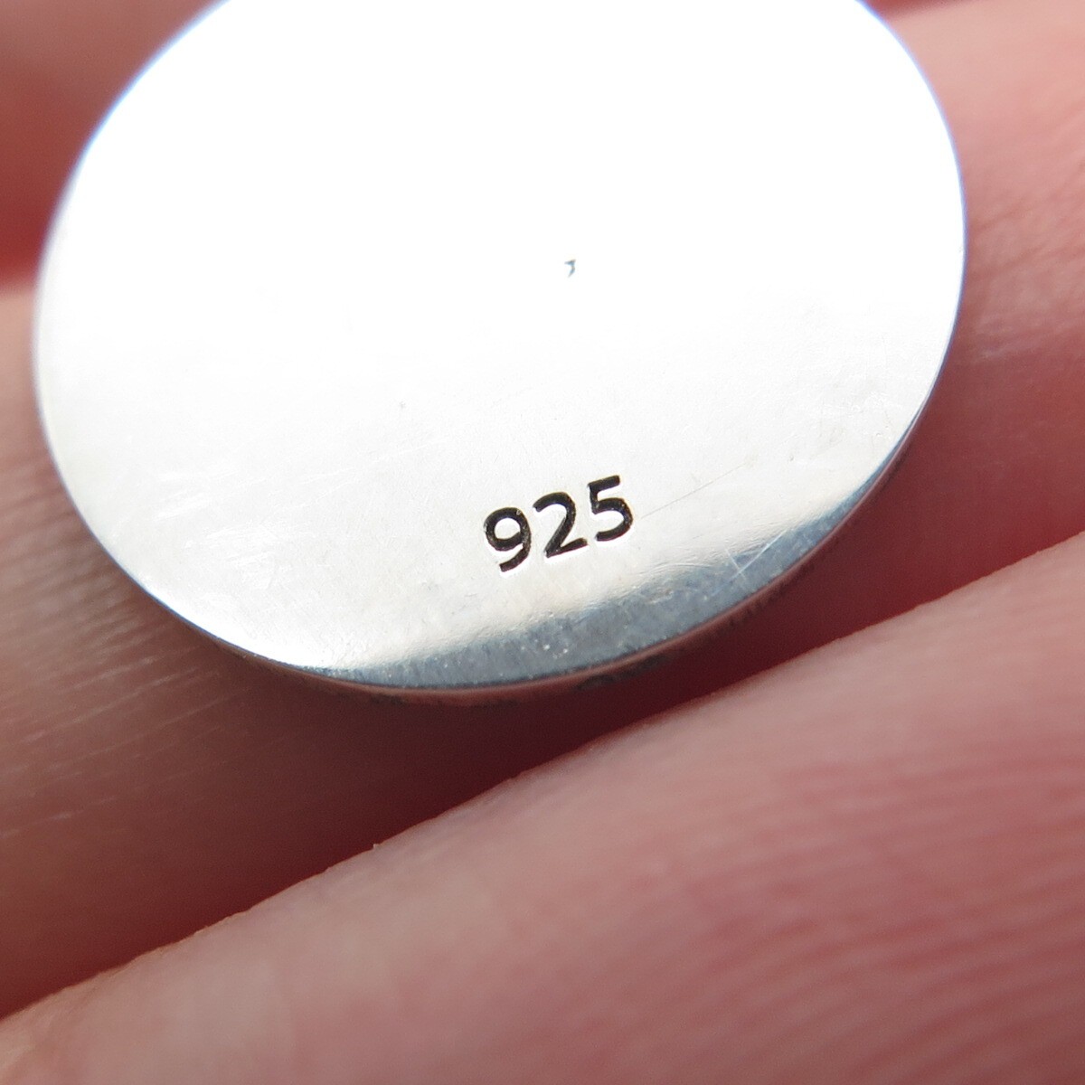 925 Sterling Silver Blue Enamel Male & Female Symbol Minimalist Charm Pendant
