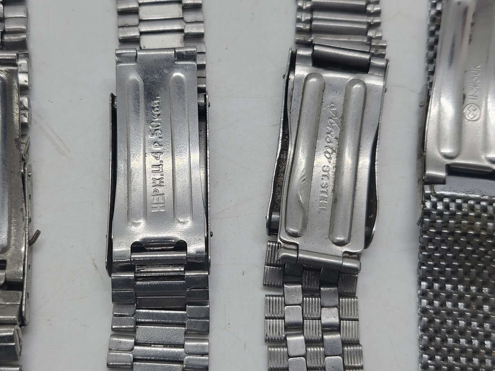 Wristwatch Parts Miscellaneous Straps Watch Bracelets Vintage Metal Spare parts