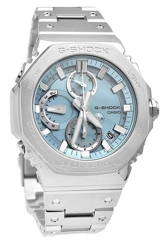 Casio G-Shock Ice Blue Dial Sports Tough Solar 200M Men’s Watch GMC-B2100AD-2A