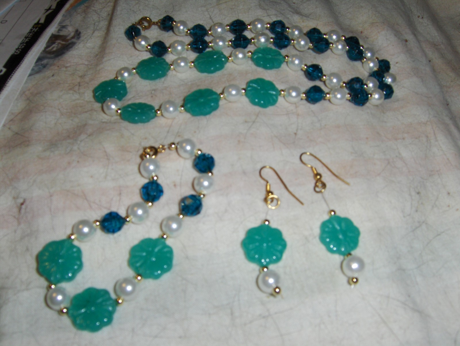 “Flowers & Beads” 3 piece sets