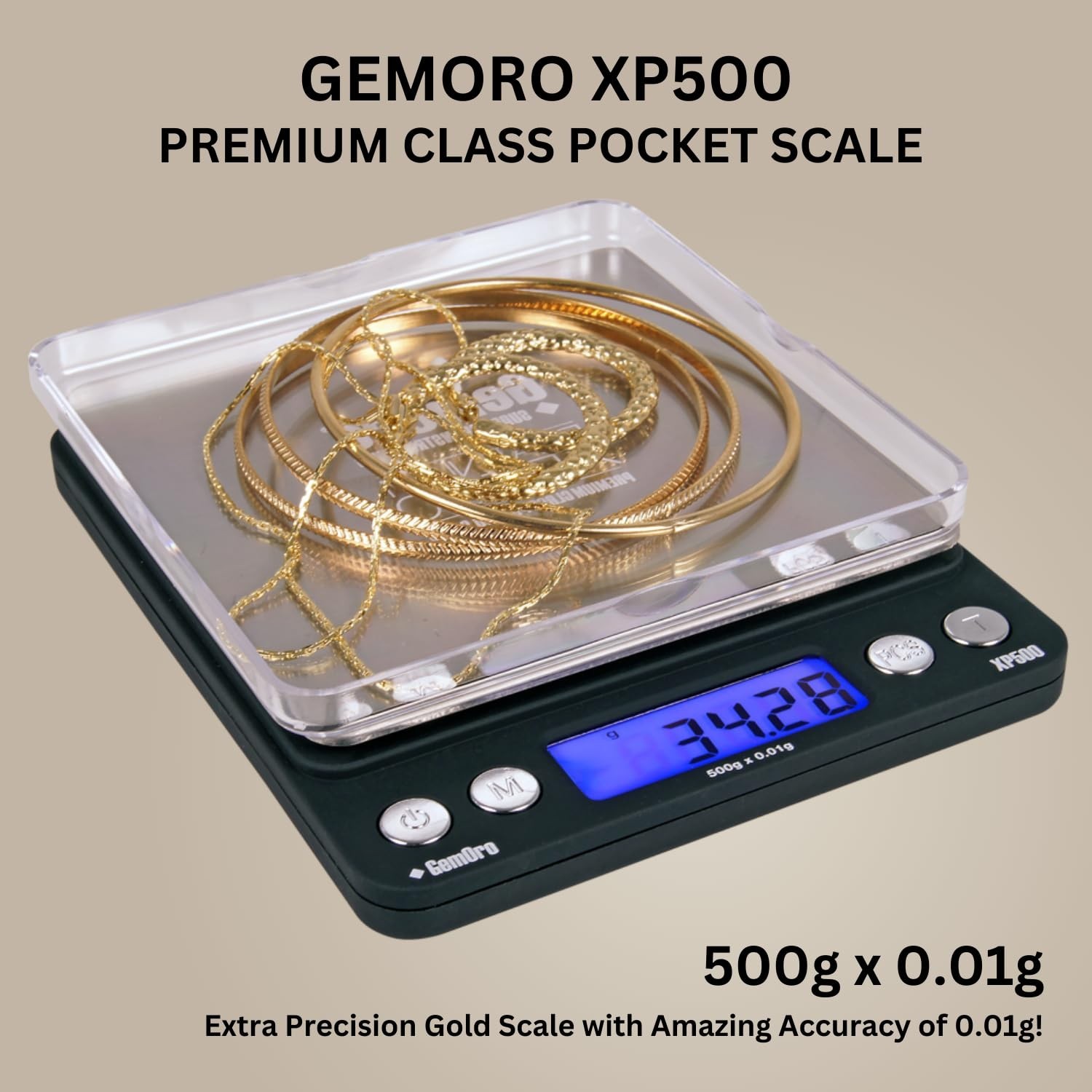 Portable Digital Pocket Scale 500g x 0.01g – Accurate Jewelry Weighing Tool, Dur