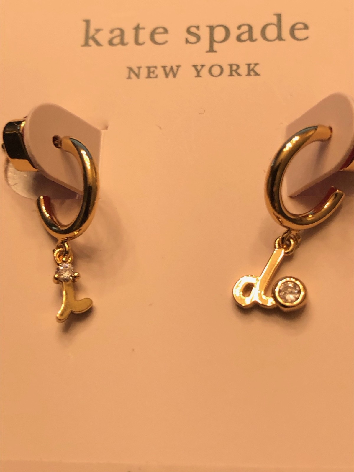 Kate Spade Earrings Say Yes I Do stud