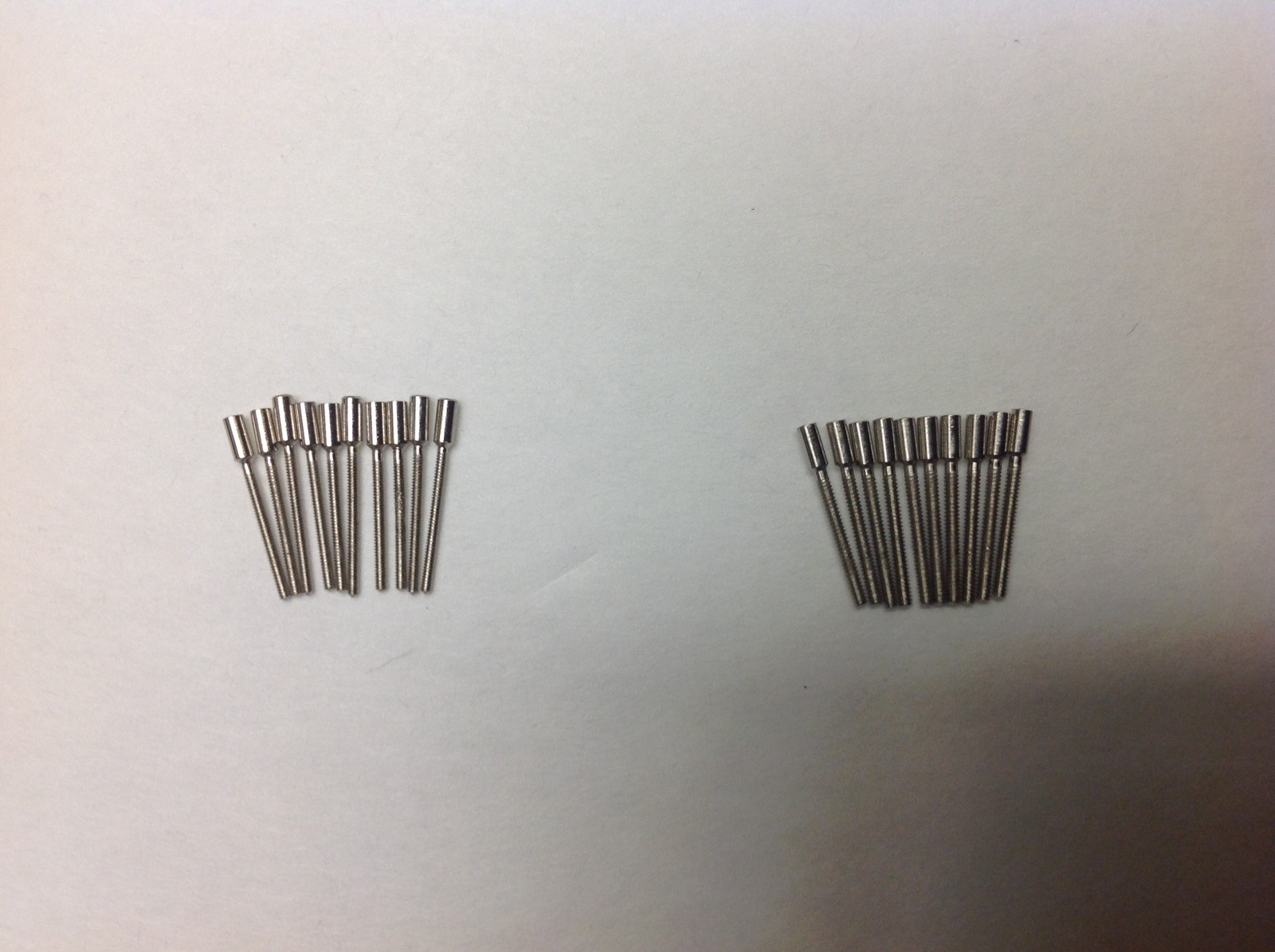 20 Watch Stem Extender/Extensions 0.9MM and 0.7MM 10pec each Stainlees steel