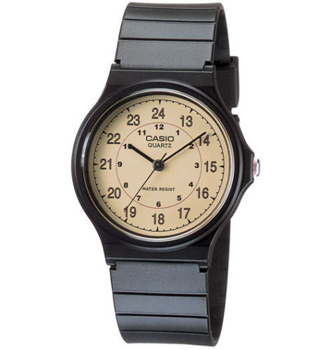 Casio MQ24-9B, Men’s Black Resin Watch, Analog, Water Resistant, NEW