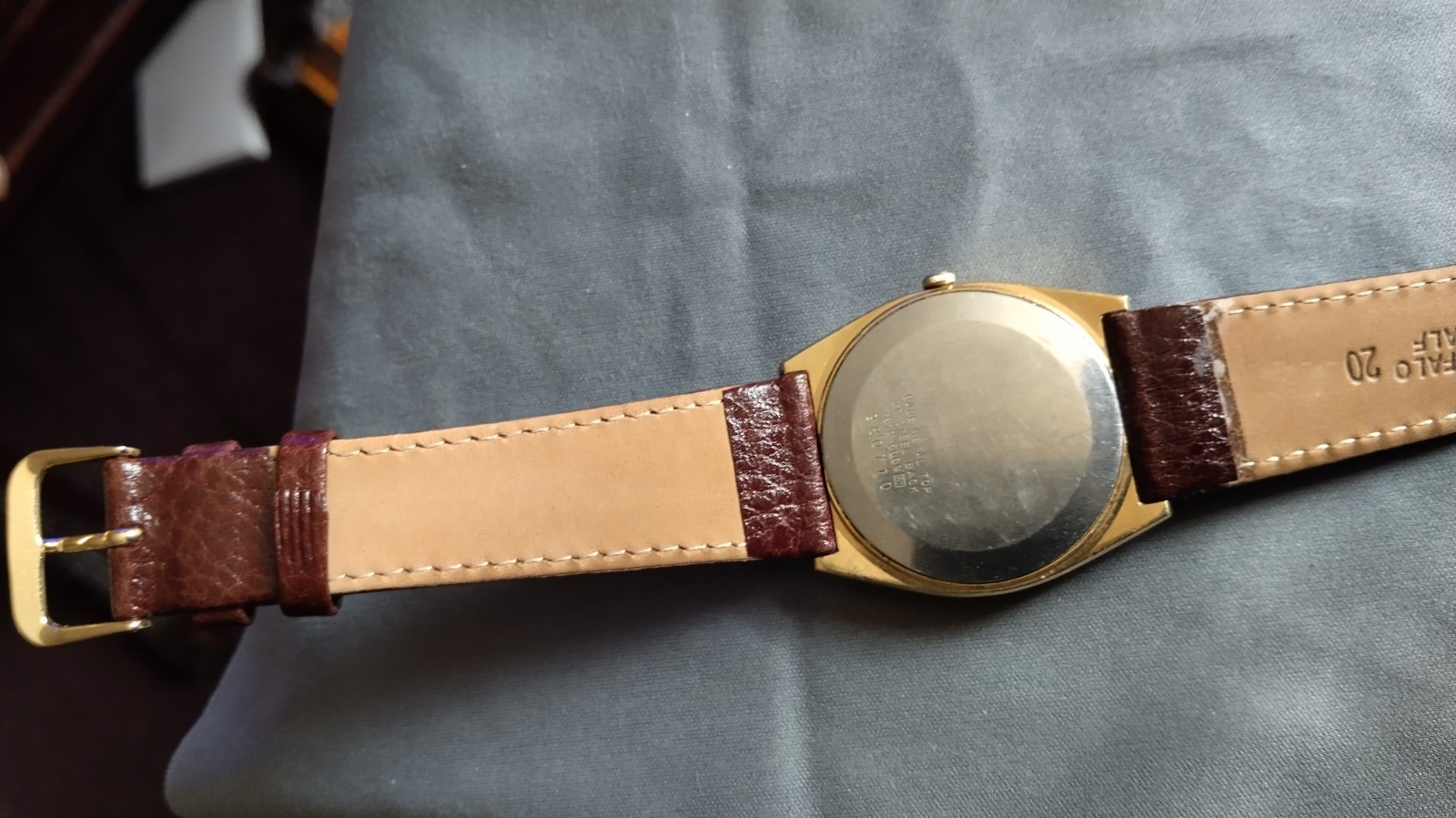 seiko gold plated watch in nice condition