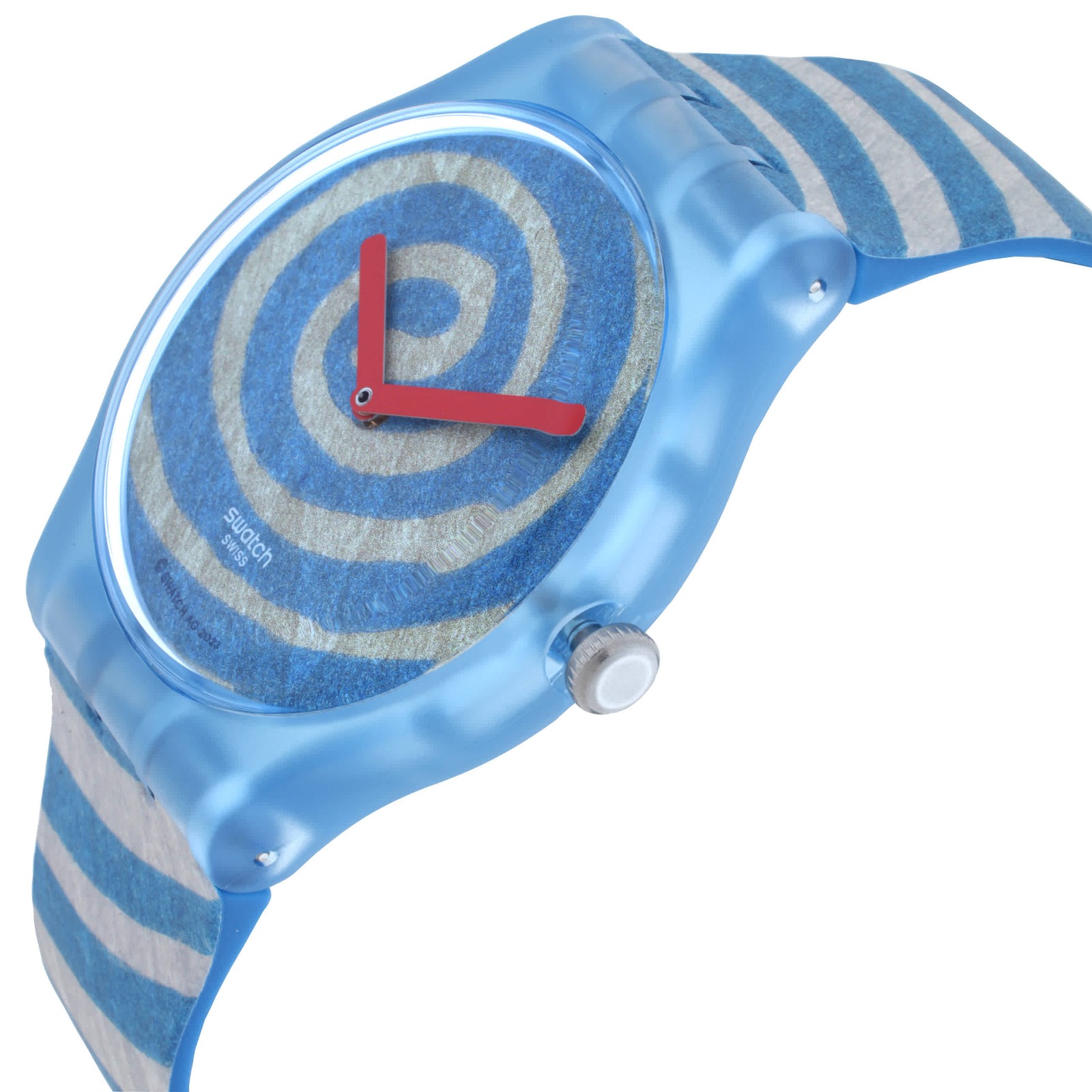 Swatch Bourgeois’s Spirals Quartz Blue Dial Watch SUOZ364