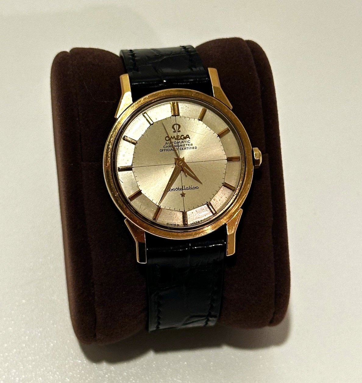 OMEGA Constellation Automatic Chronometer Pie Pan | Rose Gold Capped Case