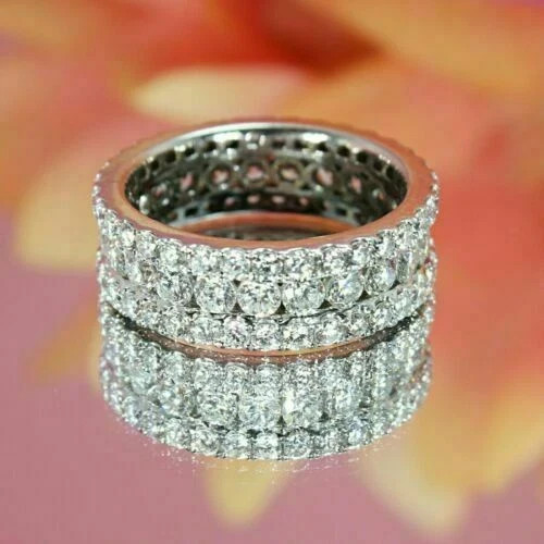 2Ct Round Cut lab-Created Engagement Ring 14K White Gold Plated