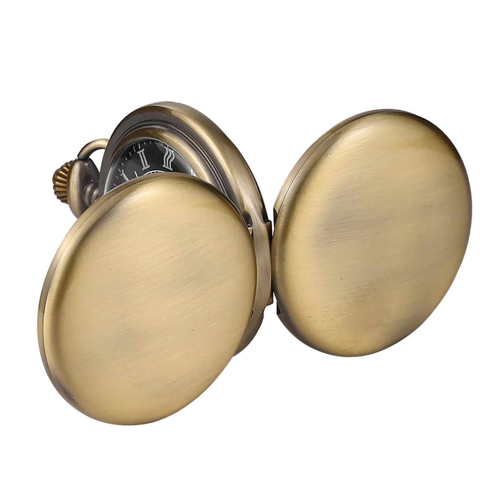 0.7in Dial Thickness Men’s Mechanical Vintage Pocket Watch Ideal Gift Kit