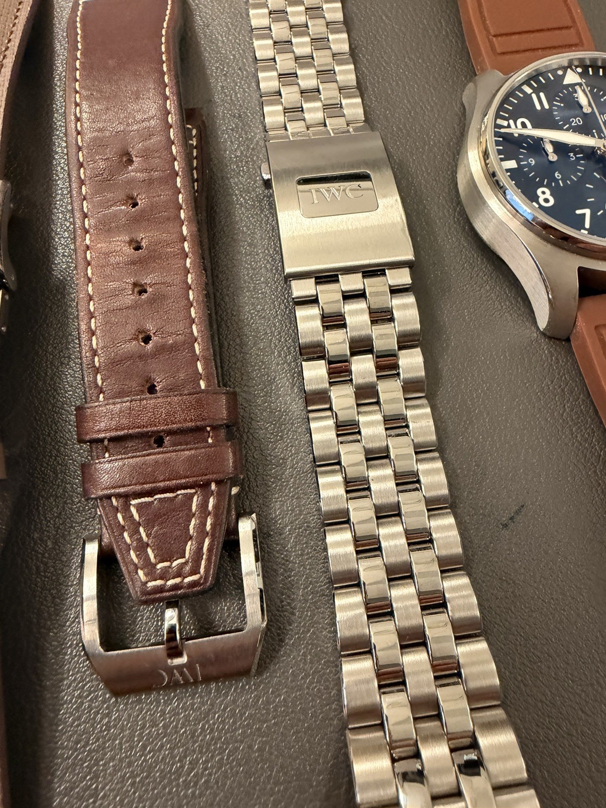 IWC Pilot’s Watch Chronograph IW388102 41mm Box Papers Extra Straps