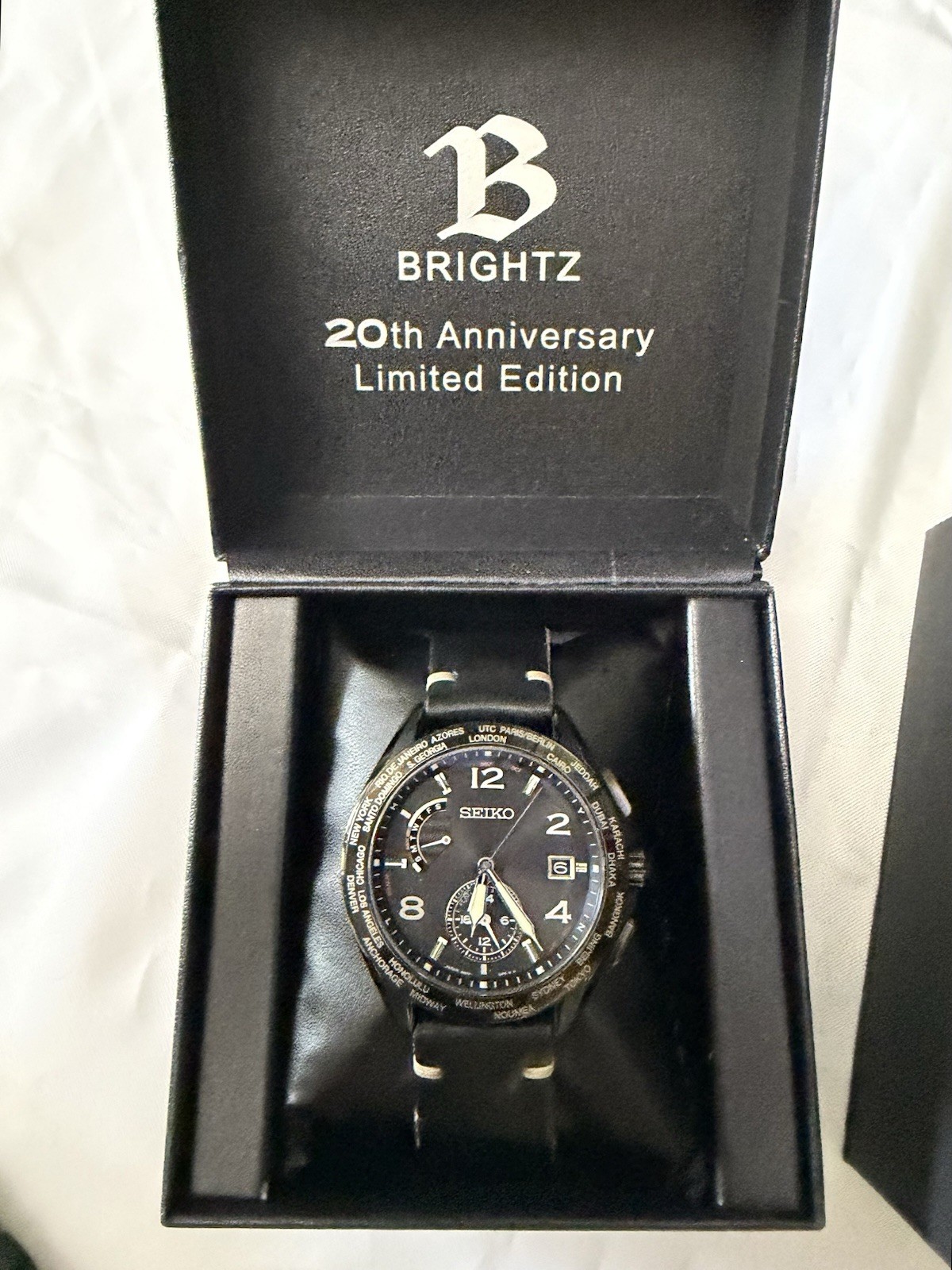 Seiko Brightz SAGA295 20th Anniversary Limited Edition 1000 Solar Radio JDM